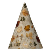 Pressed Leaves & Script Paper Party Petten Feesthoedjes (Rechts)