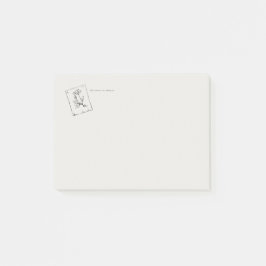  Pressed Rose- Regency Correspondence  Post-it® Notes