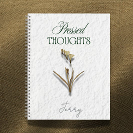 Pressed Thoughts – Poetcore Writing Journal Notitieboek
