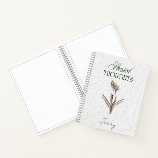 Pressed Thoughts – Poetcore Writing Journal Notitieboek (Binnen)