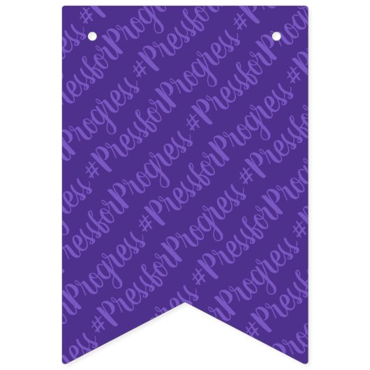 #PressforProgress HashTag Internationale Vrouwenda Vlaggetjes (Eerste vlag)