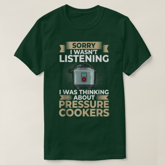 Pressure Cooker Recipes Pot Cooking Electric Canni T-shirt (Design voorkant)