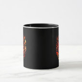 Pressure Mask Graphic Mug | Bold Urban Expression Mok (Midden)