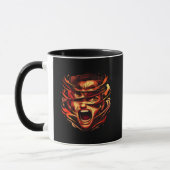 Pressure Mask Graphic Mug | Bold Urban Expression Mok (Links)