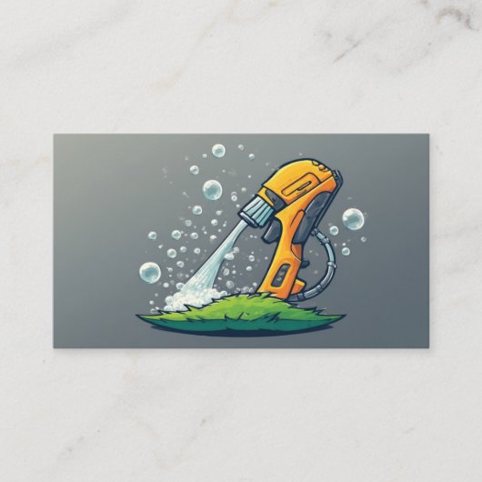 PRESSURE WASHER customer loyalty punch card (Voorkant)