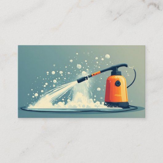 PRESSURE WASHER customer loyalty punch card (Voorkant)