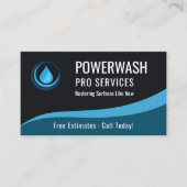 Pressure Washer QR Code Professional Visitekaartje (Voorkant)