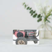 Pressure Washer Repair Business Card Visitekaartje (Staand voorkant)