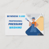 Pressure Washing Professional Power house Cleaning Visitekaartje (Voorkant)