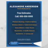 Pressure Washing Services Flyer (Voorkant)