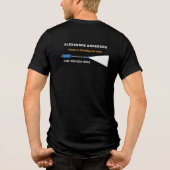 Pressure Washing Services Tri-Blend Shirt (Achterkant)