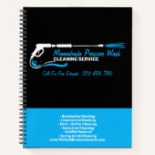 Pressure Washing Water Spray Gun Notitieboek (Voorkant)