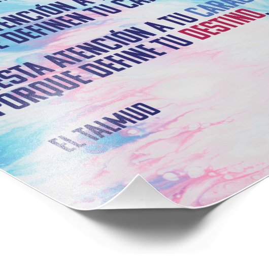 Presta atención... foto afdruk (Hoek)