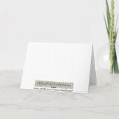 Prestatie Gefeliciteerd, Brava voor Vrouw Kaart (Achterkant)