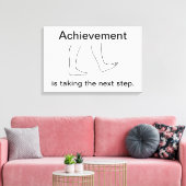 Prestatie is de volgende stap Canvasprint Canvas Afdruk (Insitu (Woonkamer))