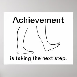 Prestatie is de volgende stap Posters