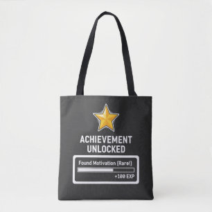 Prestatie Ontgrendeld Motivatie Gevonden Gamer Sti Tote Bag