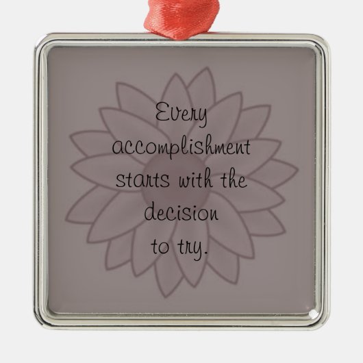 "Prestatie" Ornament (Voorkant)