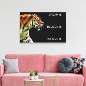 prestatie succes motivatie inspiratie canvas afdruk (Insitu (Woonkamer))
