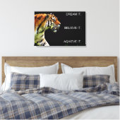 prestatie succes motivatie inspiratie canvas afdruk (Insitu (Slaapkamer))