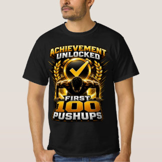 Prestatie vrijgespeeld: 100 push-ups Calisthenics  T-shirt
