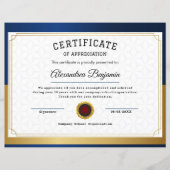 Prestatie Waardeer Certificaat (Voorkant)