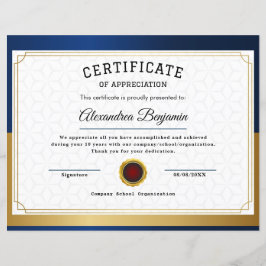 Prestatie Waardeer Certificaat