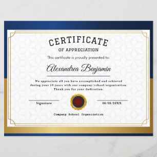 Prestatie Waardeer Certificaat
