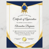 Prestatie Waardeer Certificaat (Voorkant)