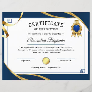 Prestatie Waardeer Certificaat