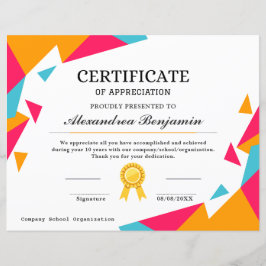 Prestatie Waardeer Certificaat