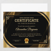 Prestatie Waardeer Certificaat (Voorkant / Achterkant)