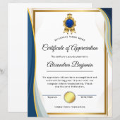 Prestatie Waardeer Certificaat (Voorkant / Achterkant)