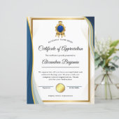 Prestatie Waardeer Certificaat (Staand voorkant)