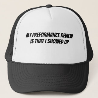 prestatiebeoordelingshoed trucker pet
