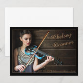 Prestatieformulier promotie-Sjabloon Kaart op basi (Voorkant / Achterkant)