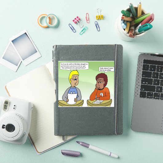 Prestaties betalen vierkante Stickers (iPad Cover)