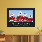 Prestaties: Inspirerend prijsopgave Canvas Afdruk (Insitu (Woonkamer))