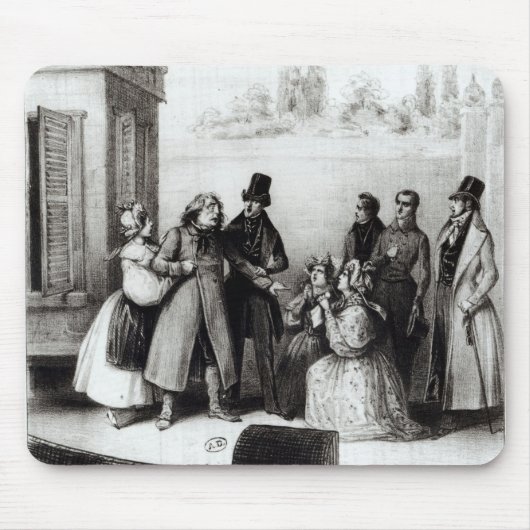 Prestaties van "Le Pere Goriot" Muismat (Voorkant)