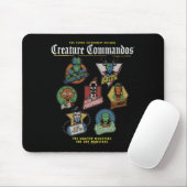 Prestaties van Monster Squad-badges Muismat (Met muis)