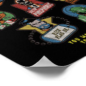 Prestaties van Monster Squad-badges Poster (Hoek)