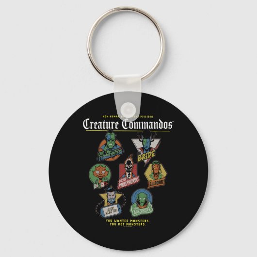 Prestaties van Monster Squad-badges Sleutelhanger (Voorkant)