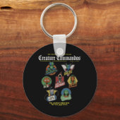Prestaties van Monster Squad-badges Sleutelhanger (Voorkant)