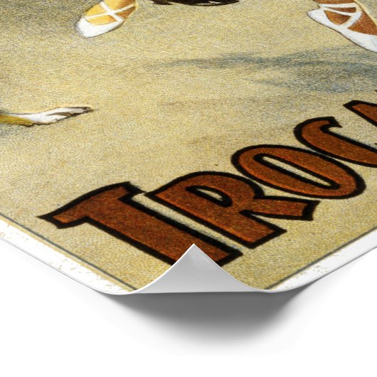 prestaties van Sandow Trocadero Vaudeville Poster (Hoek)