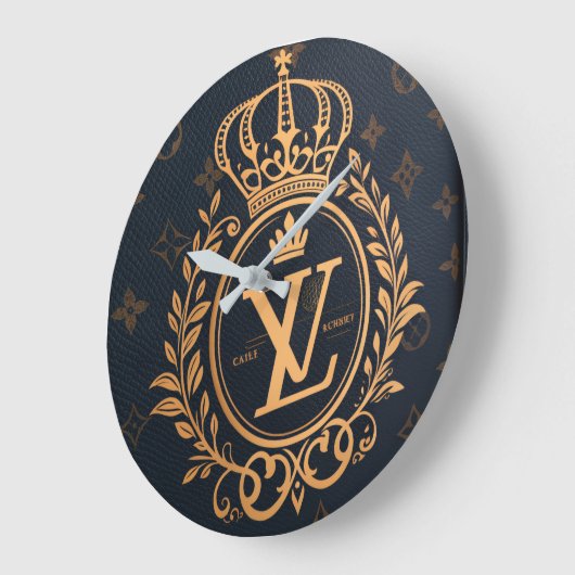 Prestige Ballpoint Pen – Royal Monogram "N" in Gol Grote Klok (Hoek)