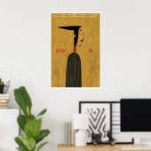 Prestige Chic Poster Moderne Abstracte Vrouw – (Thuiskantoor)