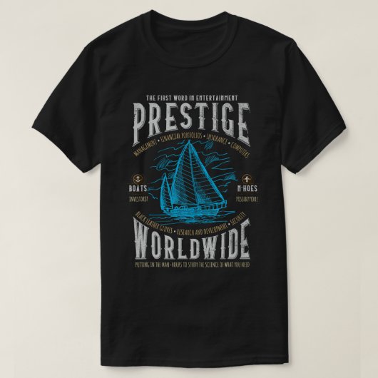 Prestige Wereldwijd Grappige Stap Broers Boten T-shirt (Design voorkant)