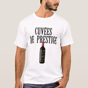 prestigieuze fles rode wijn Humaan flesje T-shirt