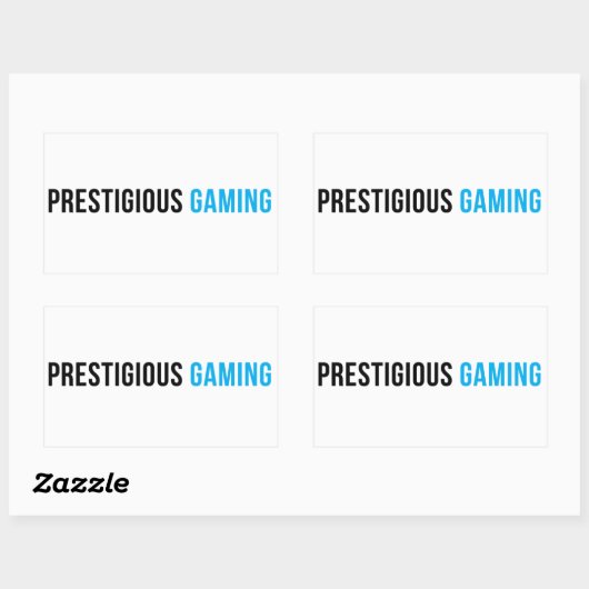 Prestigieuze gaming sticker (Vel)