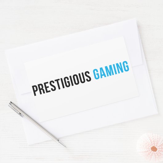 Prestigieuze gaming sticker (Envelop)